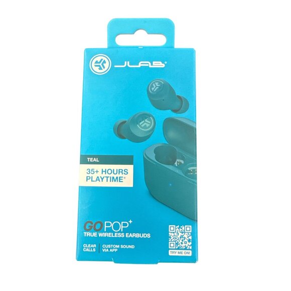 JLAB Gopop True Wireless Earbuds (Teal) - Picture 3 of 6